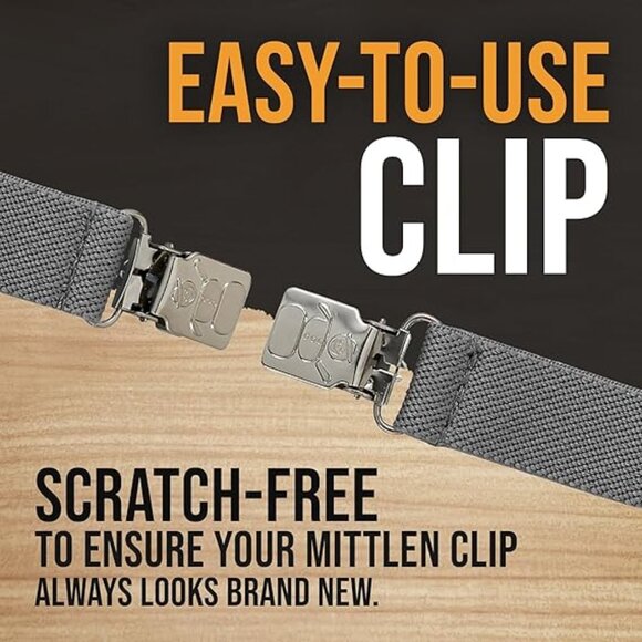 Hold’Em Mitten Glove Clips for Toddler & Kids Extra Tight Grip - Gray - Picture 6 of 6